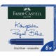 Faber-Castell 185506 Recambio de bolígrafo Azul 6 pieza(s)